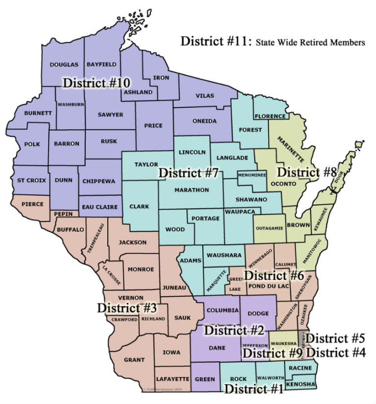 Districts – Wisconsin Law Enforcement Officers Association, Inc.